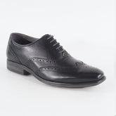 Mens Hush Puppies Griffin Maddow HM01239-001 Black Leather Lace Up Formal Shoes